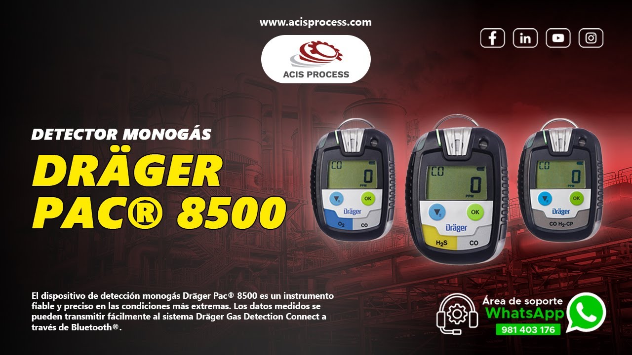 Dräger Pac 8500 | Detector Monogás