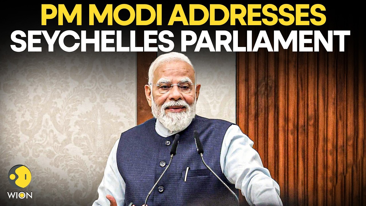 PM Modi LIVE: PM Modi Addresses Seychelles National Assembly; Holds Delegation-Level Talks | WION