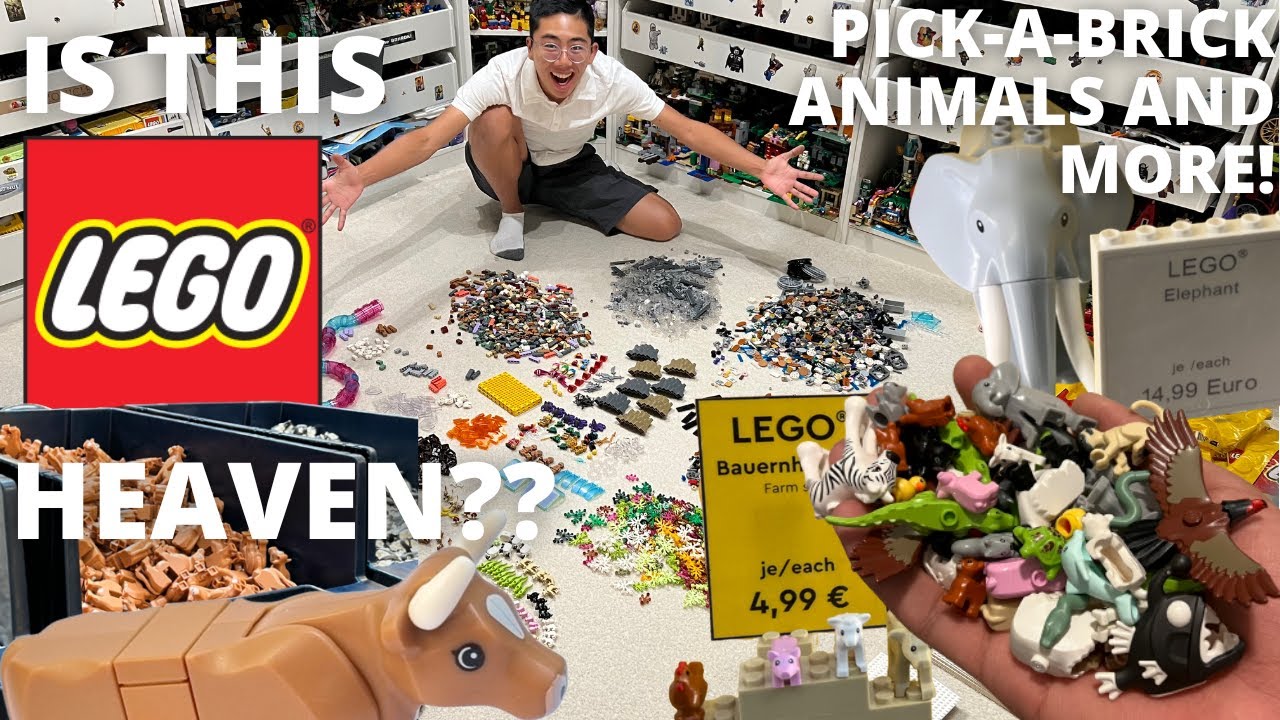 LEGO MOCist Heaven: Legoland Germany's INSANE Pick a Brick Store Haul with ANIMALS and more!