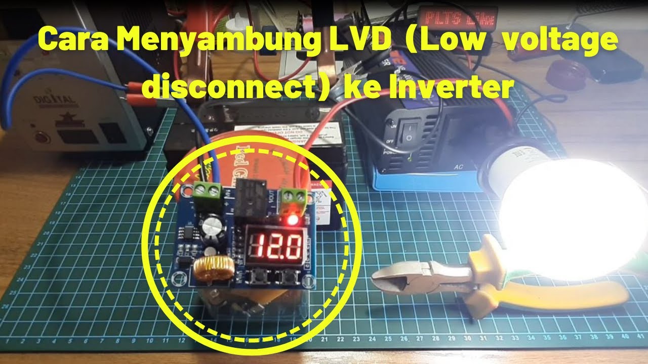 Как подключить низковольтный выключатель LVD к инвертору OFF GRID