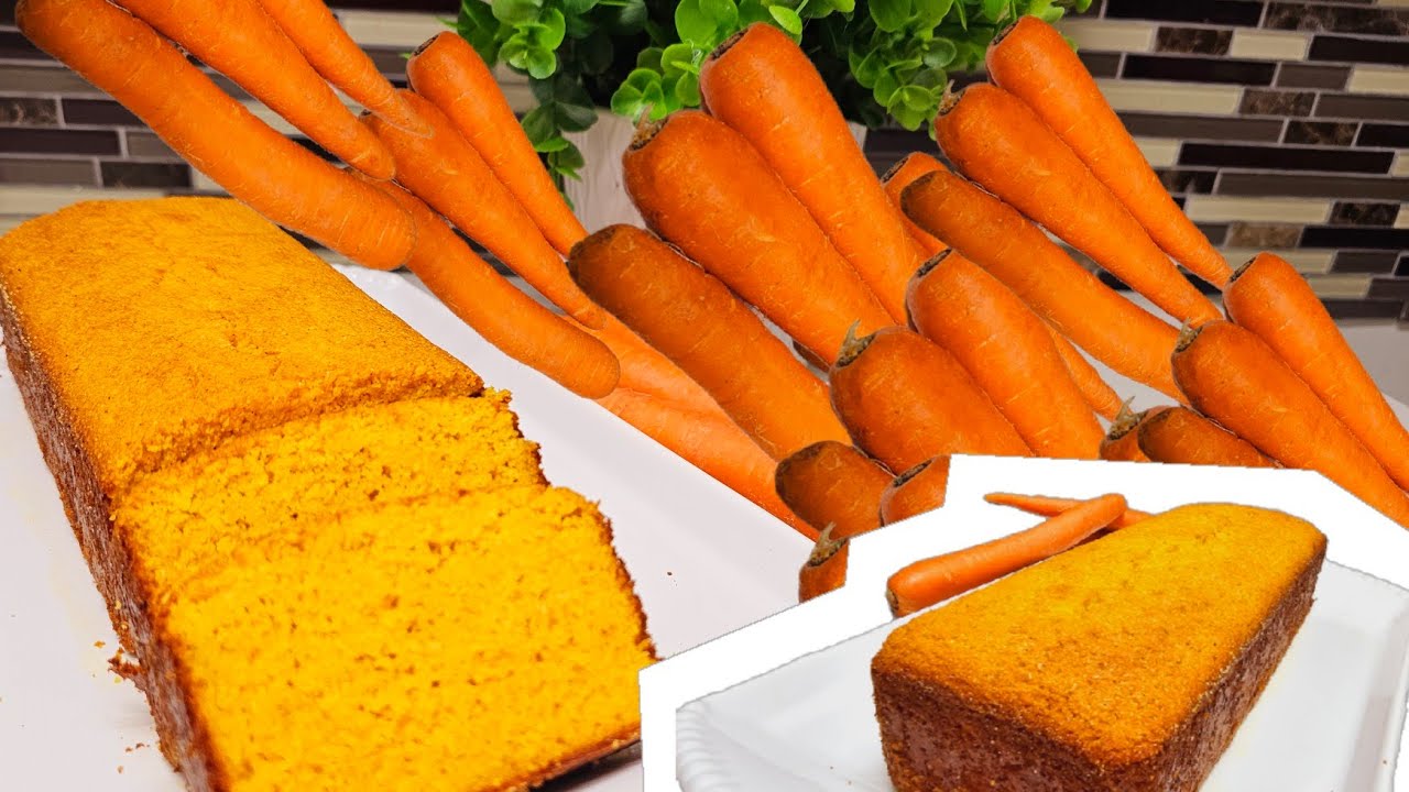 Pan de Zanahoria Casero libre de gluten  en licuadora  tan fácil 🥕🥕🥕🌽🌽