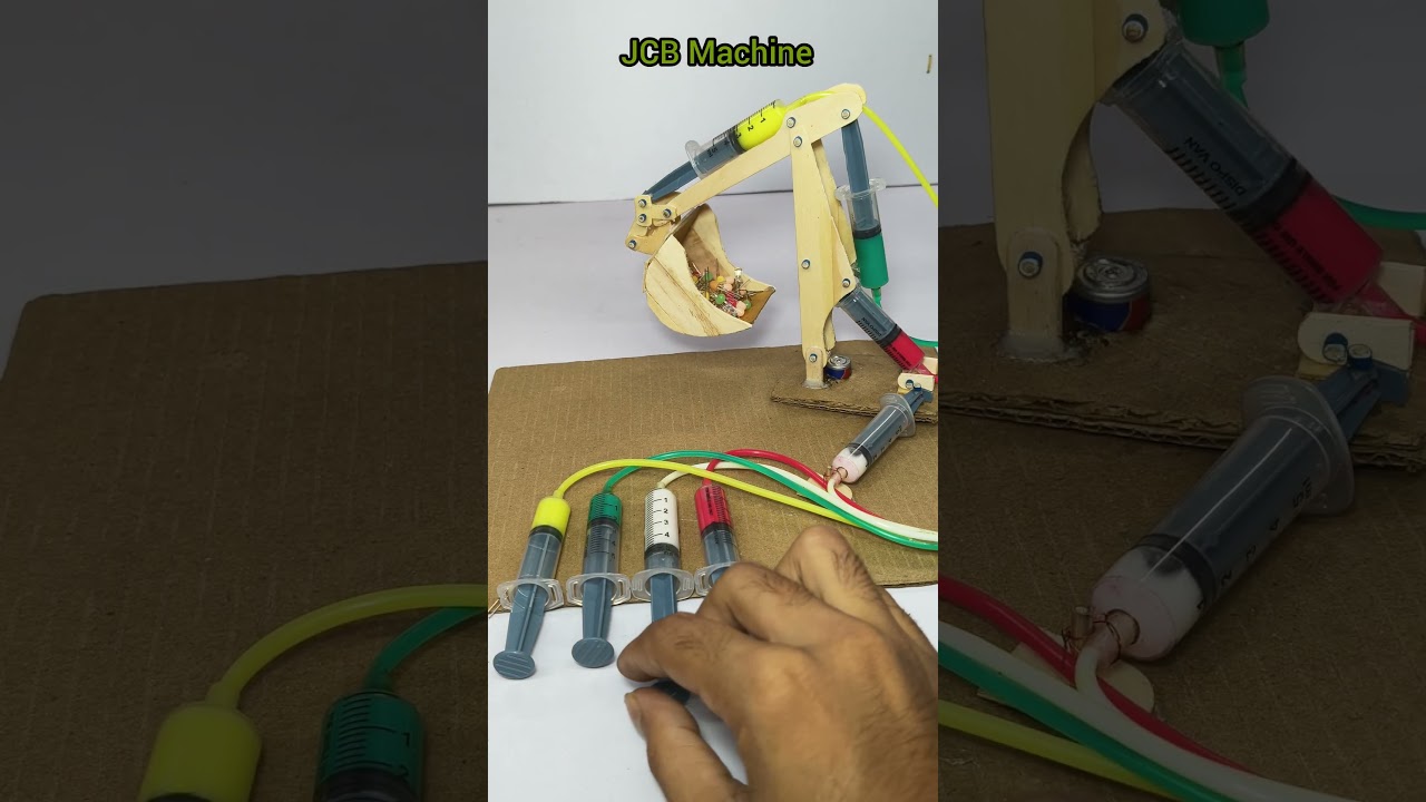 Homemade JCB Machine #JCB #project #science