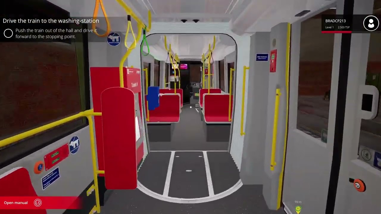 Tram sim scenario 2 shunting