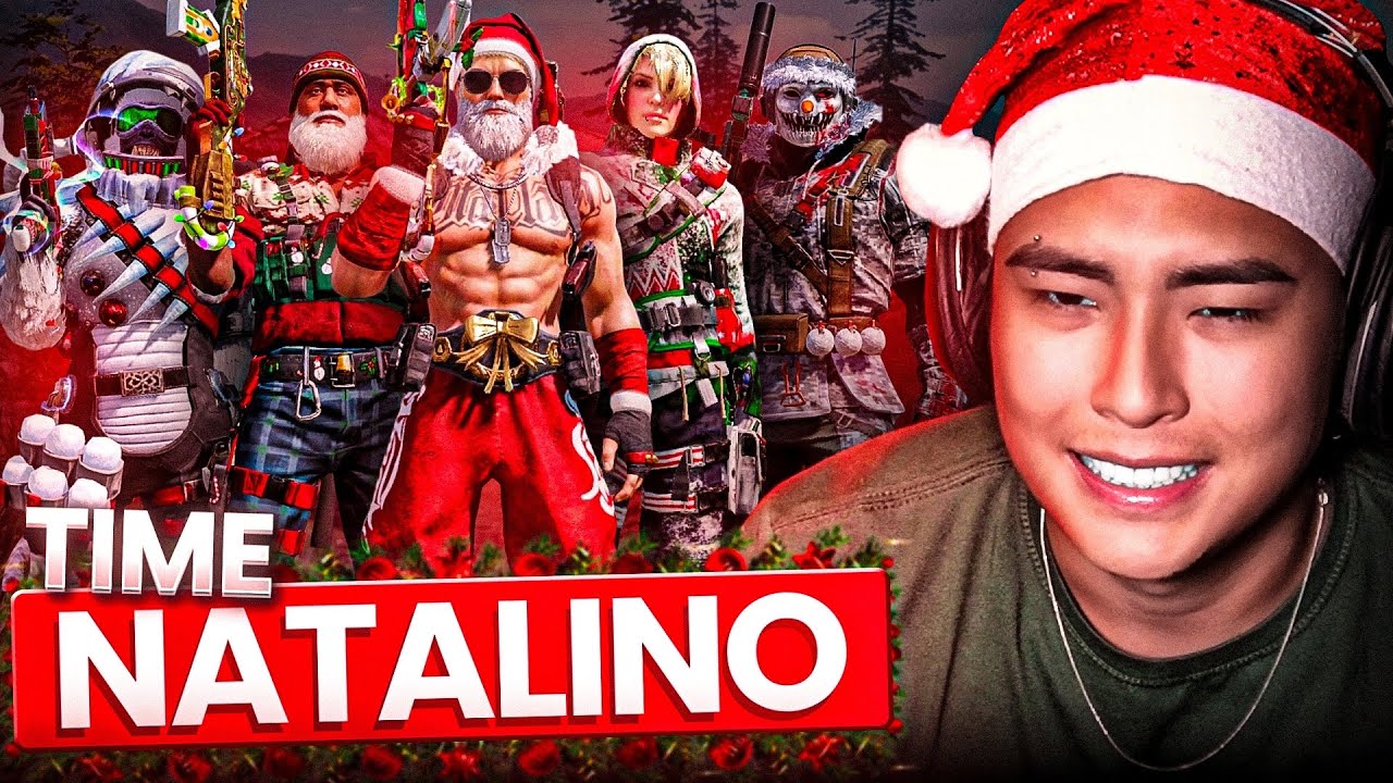 MONTEI UM TIME NATALINO PRA JOGAR CONTRA OS INSCRITOS! (COD MOBILE)