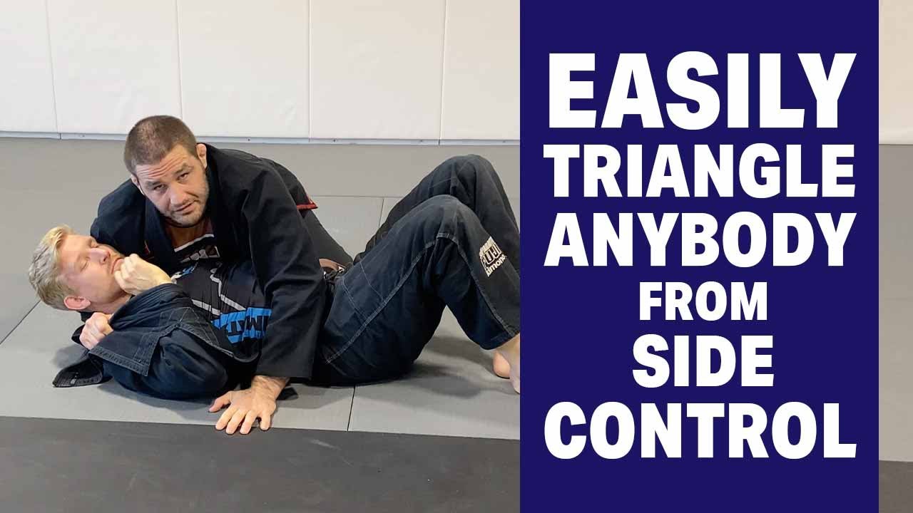 Easily Triangle Anyone From Side Control - Travis Stevens BJJ Techniques