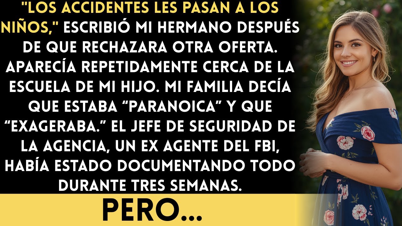 Mi hermano amenazó con lastimar accidentalmente a mi hijo si no vendía la agencia—La seguridad lo…