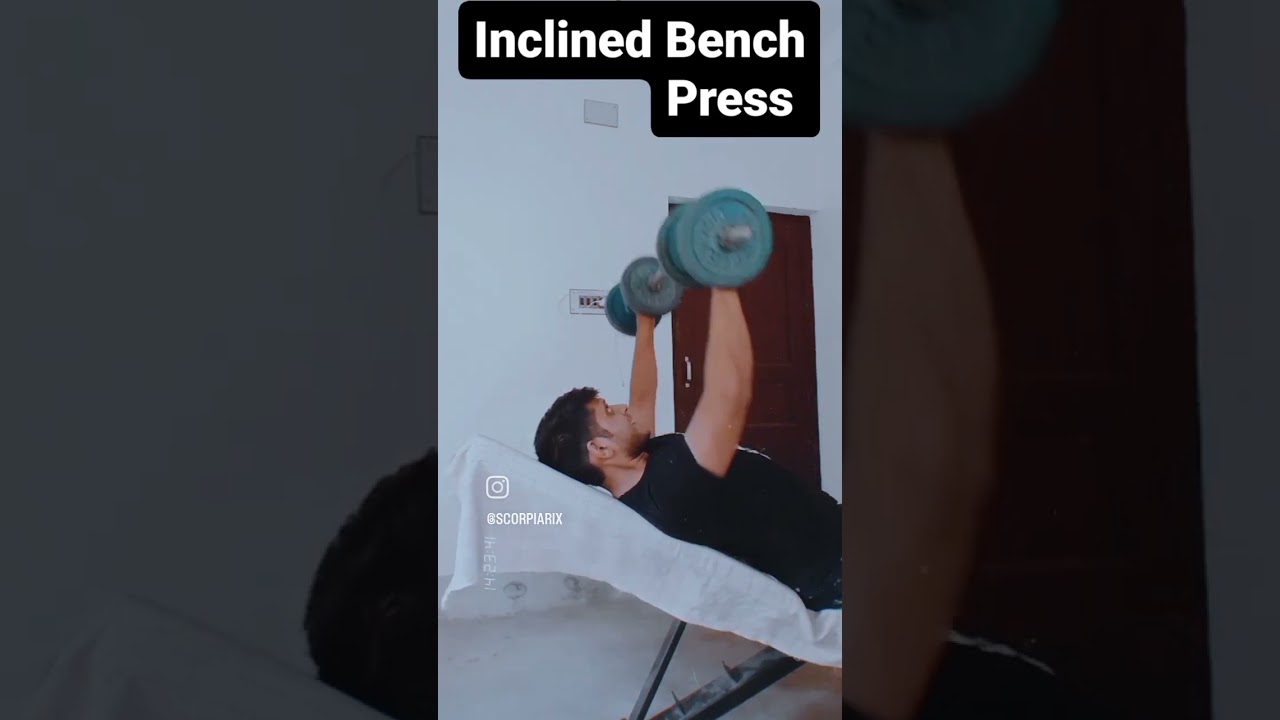 Incline Bench Press at home