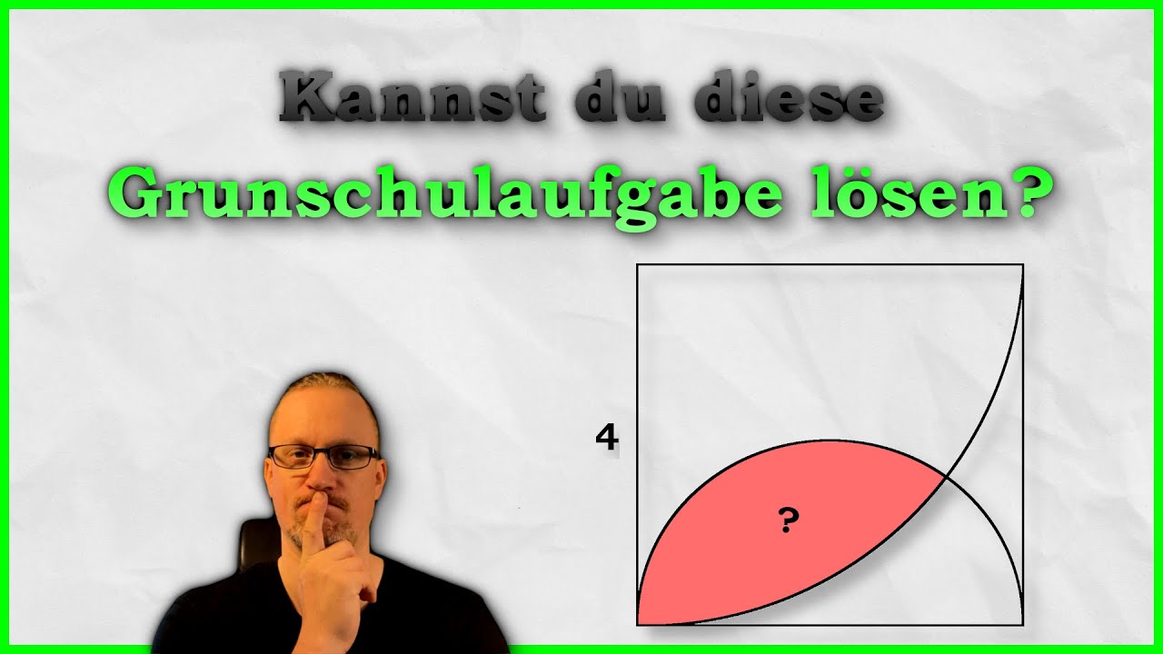 Virale Schulaufgabe: Der Flächeninhalt der mysteriösen Fläche