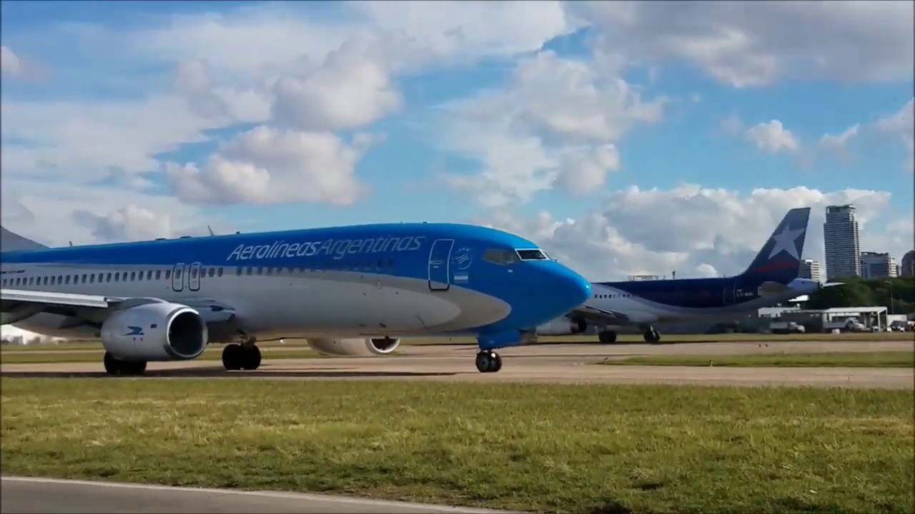 1 hour of Summer plane spotting at Aeroparque Jorge Newbery