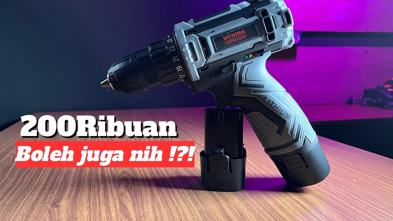 Bor Baterai UCHIHA UC 15V | Murah meriah !! 