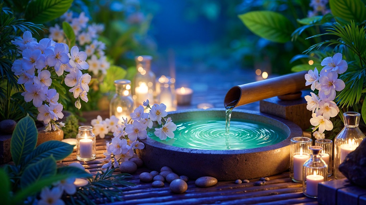 Relaxing Music + Soothing Water Sounds 🌿 Deep Sleep 😴, Relieve Stress, Anxiety and Depression