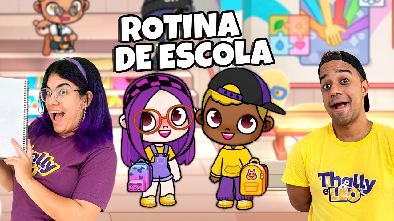 AMAMOS Nossa ROTINA na ESCOLA DO AVATAR WORLD