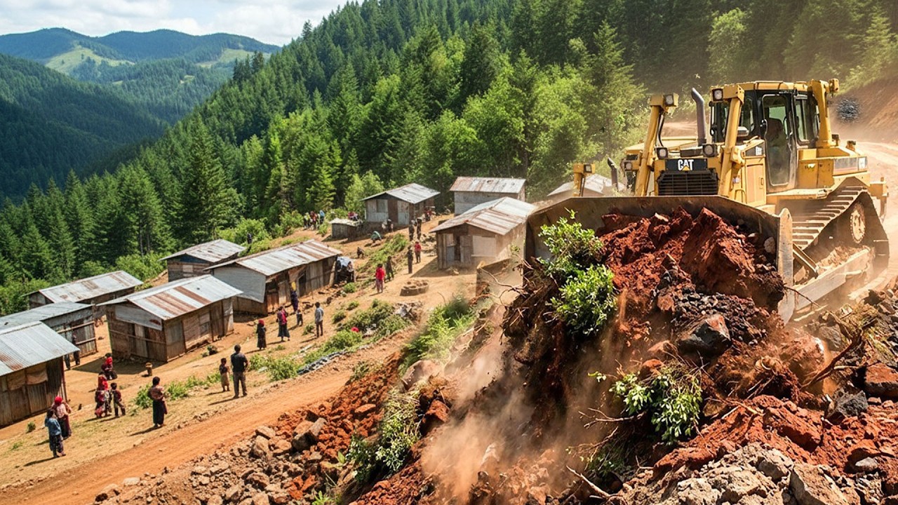 ​Extreme Mountain Road Construction!Connecting Remote Mountain Villages to the World.