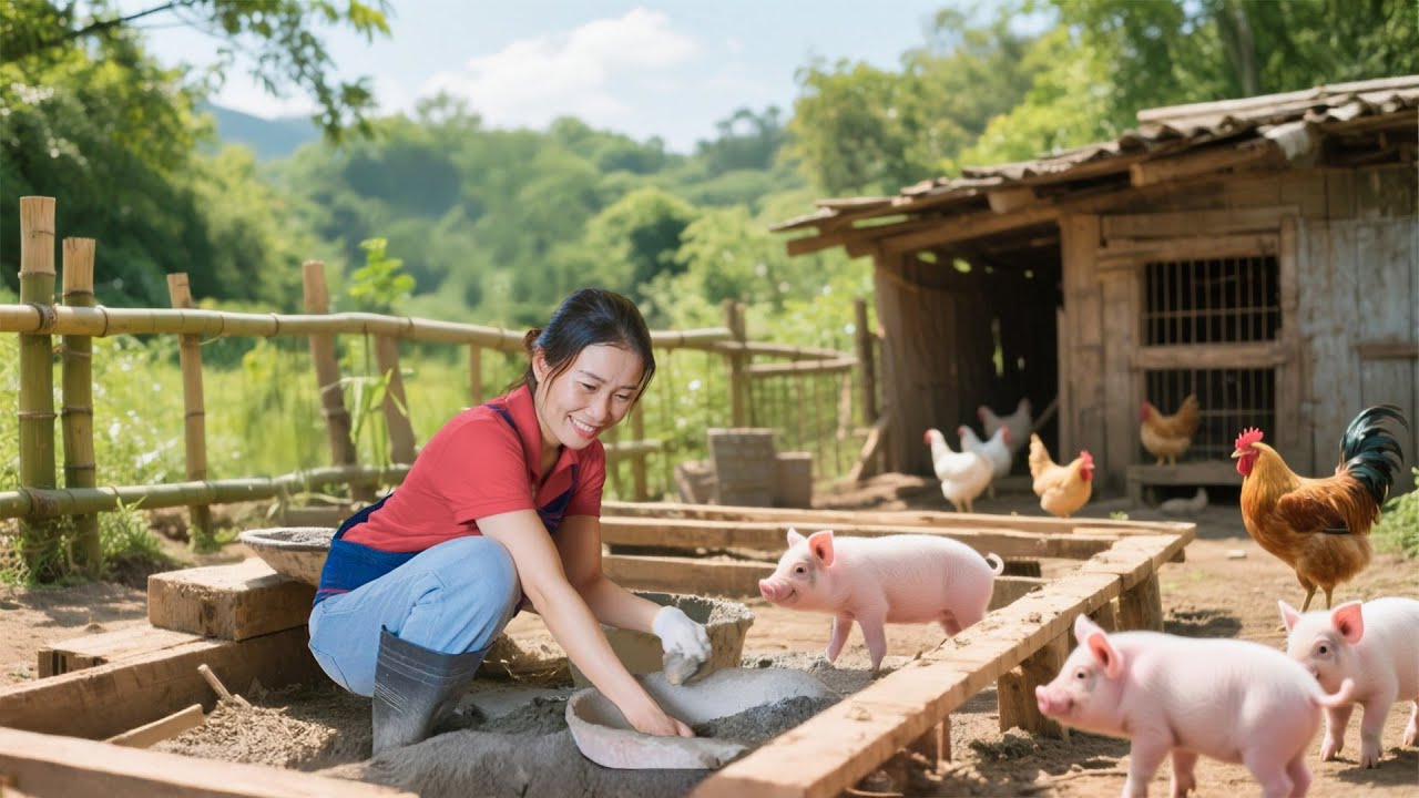 Buy and Raise Pigs – Turning the Old Chicken Coop into a Pig Pen | Farm Farm TV