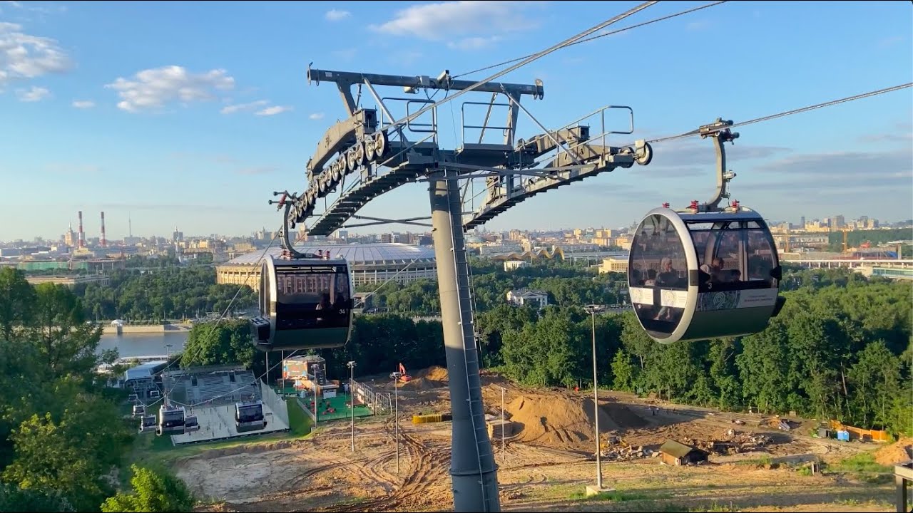 Канатная дорога в Москве Воробьевы горы ВСЕГО за 100 РУБЛЕЙ