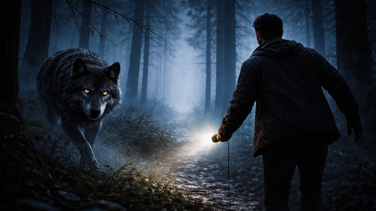 The Wolf Didn’t Attack Him… It Was Warning Him