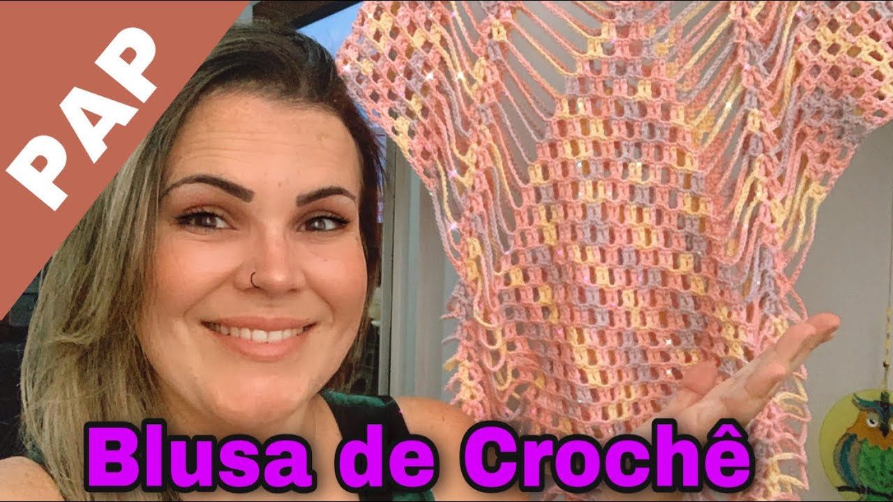 Blusa de Crochê super fácil e rápida
