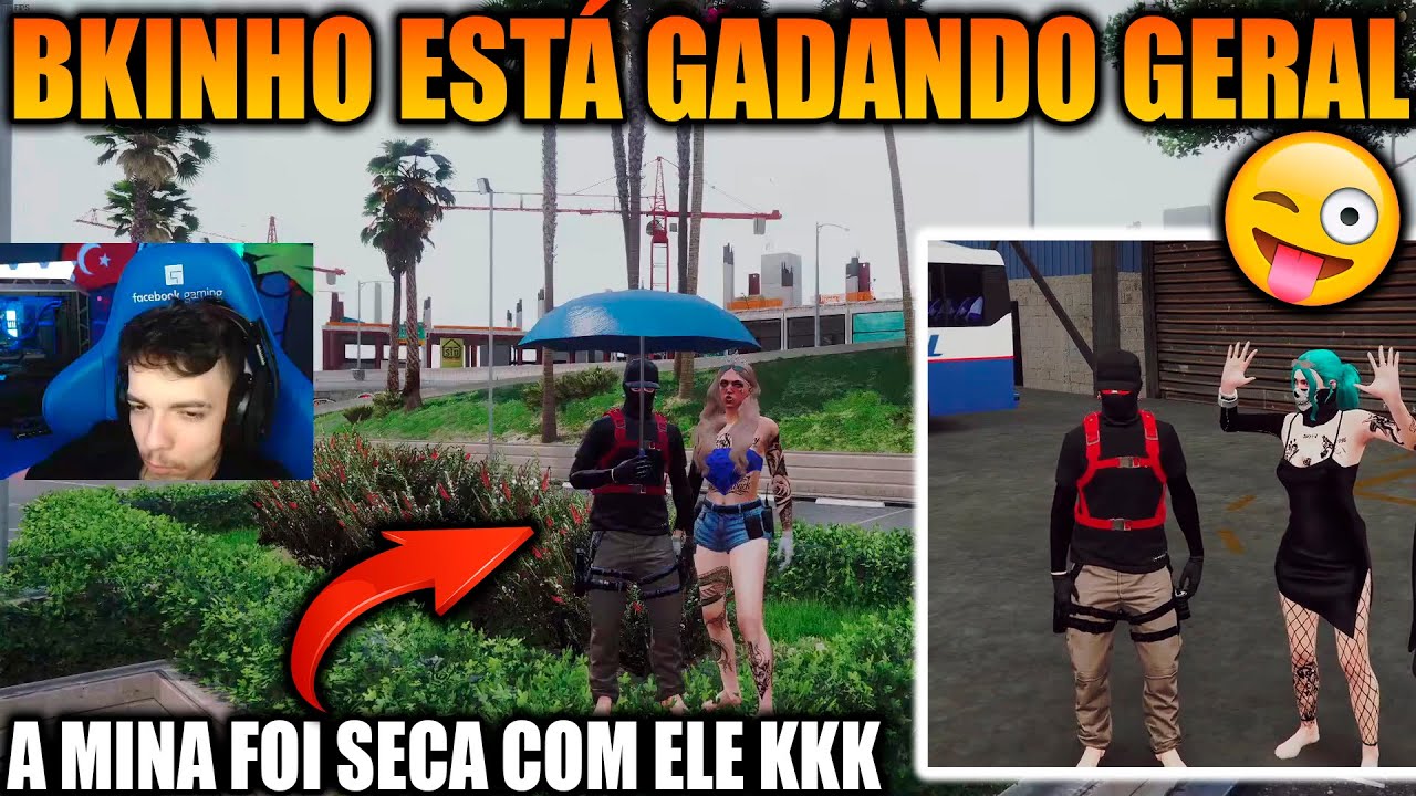 BKINHO T&Aacute; GADANDO GERAL AS MINAS 🌚😜🔥