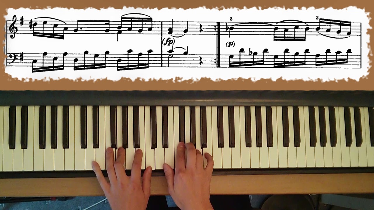 Mozart - Piano Sonata 16 2nd Movement (Mozart Sonata No. 16 - Andante)