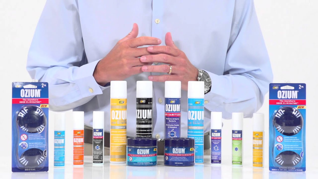 Ozium Sprays, Disks and Gels