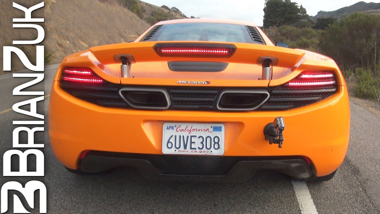 McLaren MP4-12C with Sports Exhaust - In Action