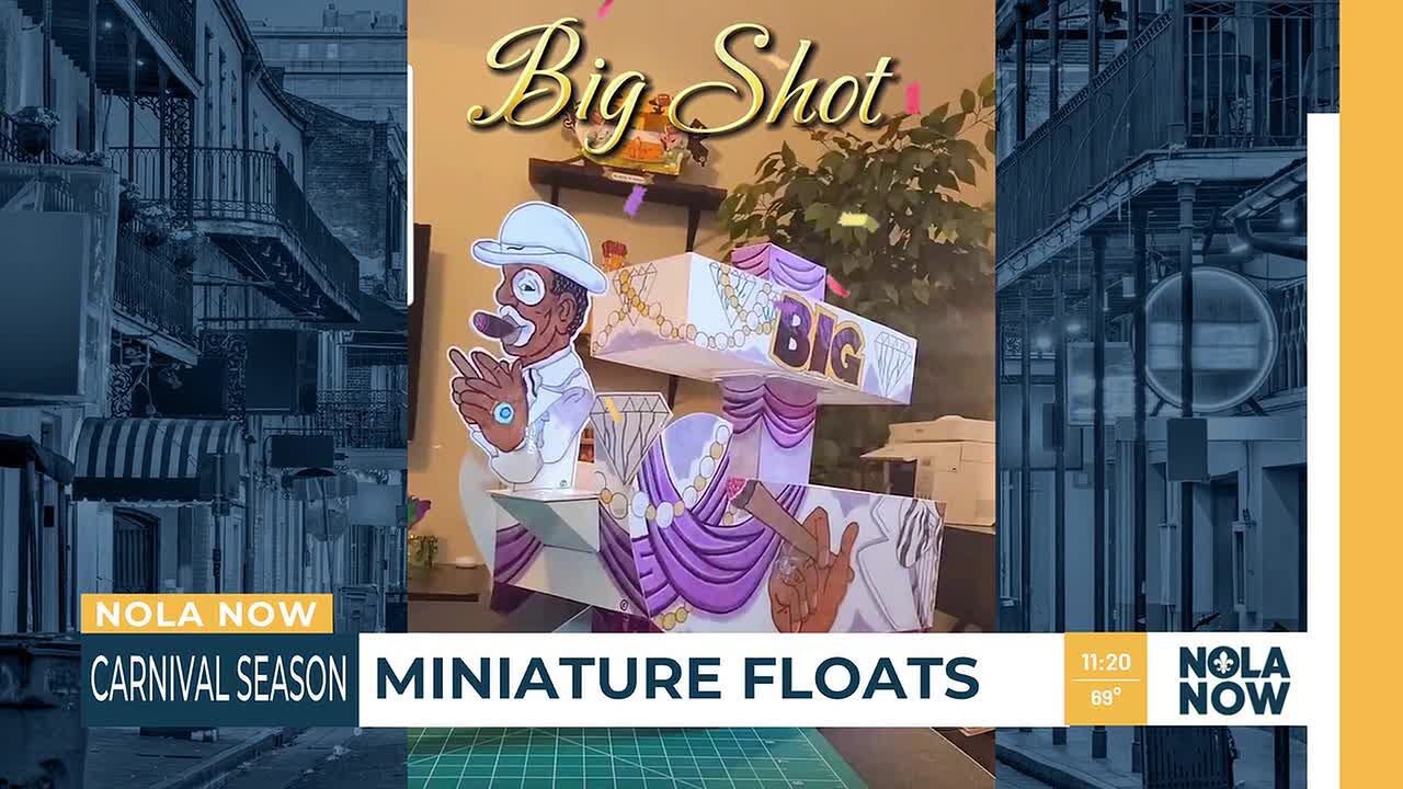 Mardi Gras Madness miniature floats puts creative twist on carnival