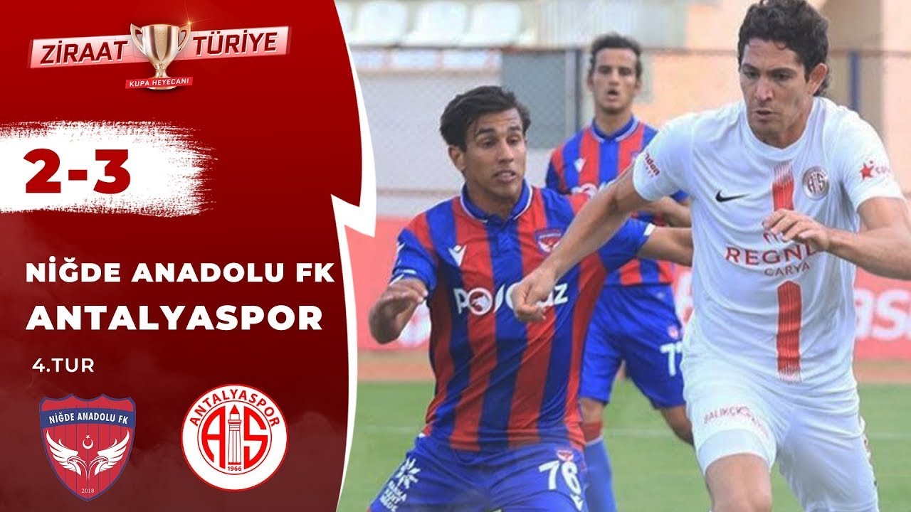 Niğde Anadolu FK 2-3 Antalyaspor Maç Özeti (Ziraat Türkiye Kupası 4.Tur) 29.10.2019