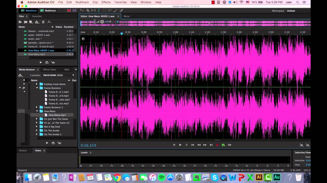Tutorial - Adobe Audition: Conociendo el formato multipista