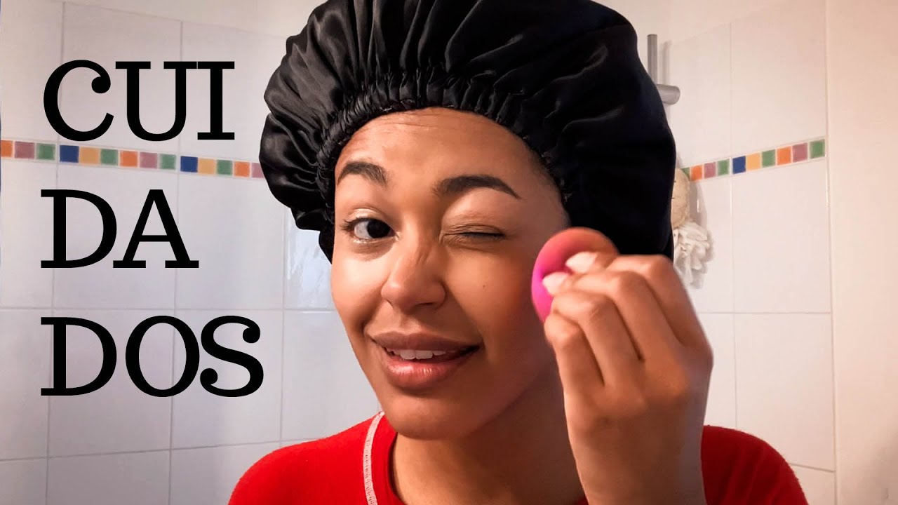 Rotina de cuidados com a pele - manhã e noite | produtos naturais e maquiagem vegana/cruelty free