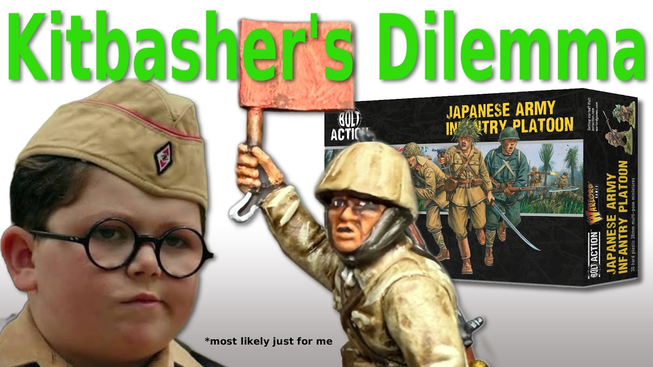 ПРОБЛЕМА* нового набора японской пехоты для Bolt Action Third Edition