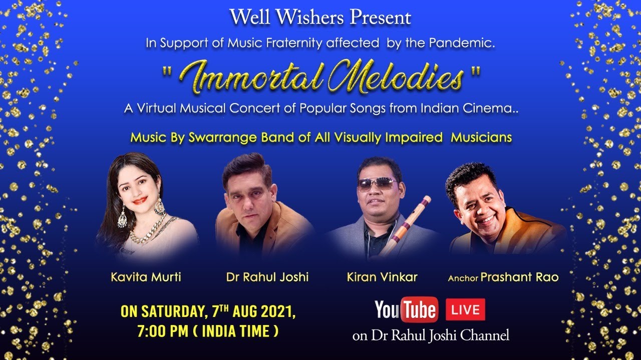 Immortal Melodies/Kavita Murty & Dr Rahul Joshi/ Sat, August 7 th , 7 pm