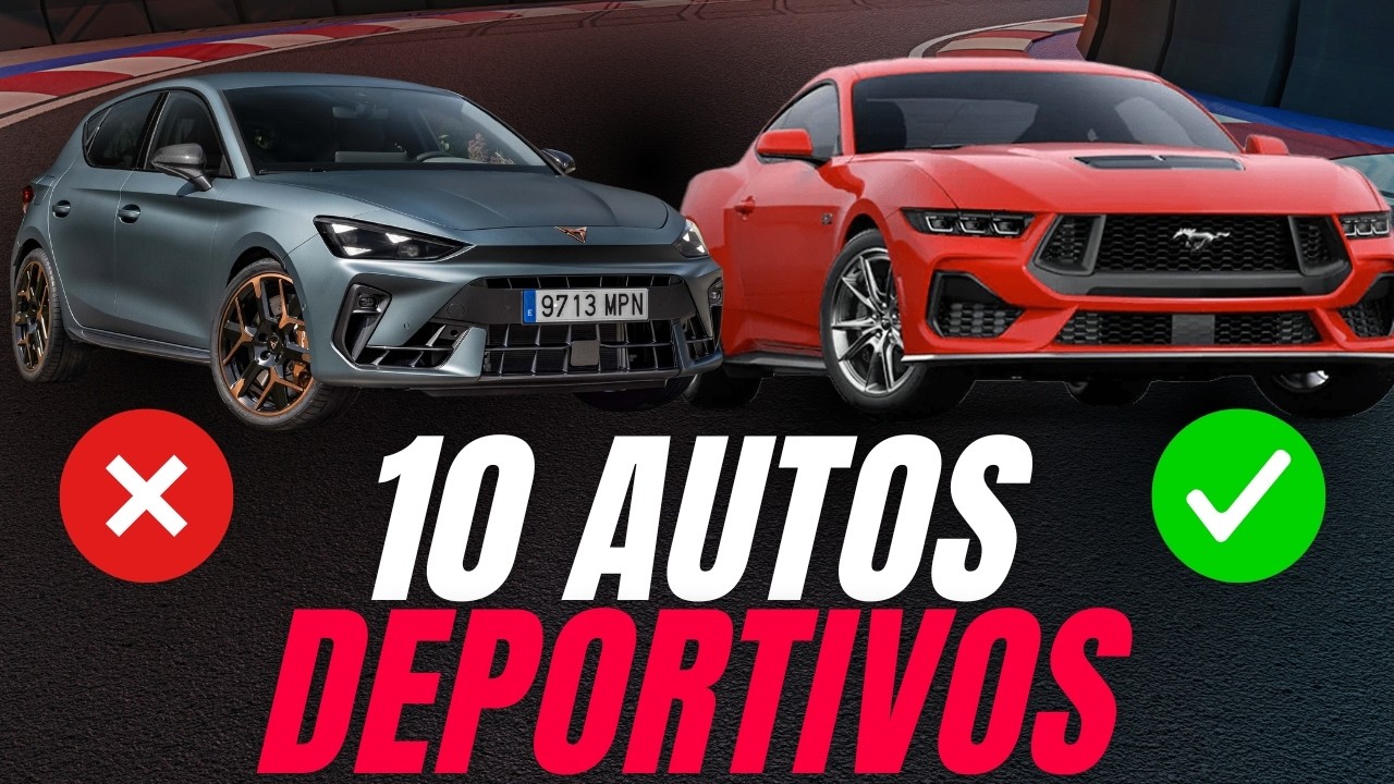 Los 10 MEJORES Autos DEPORTIVOS 