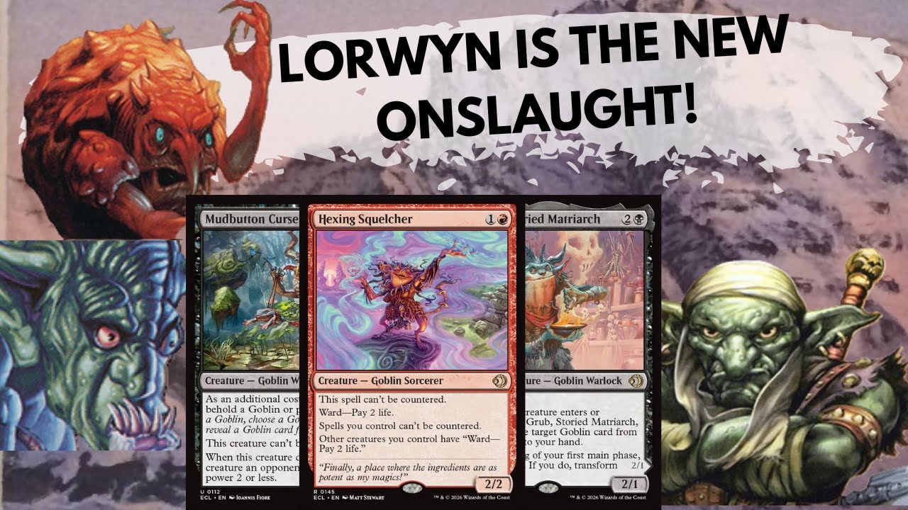 Lorwyn Eclipsed is the Best Set for Goblins in Years! MTG Legacy Hexing Squelcher