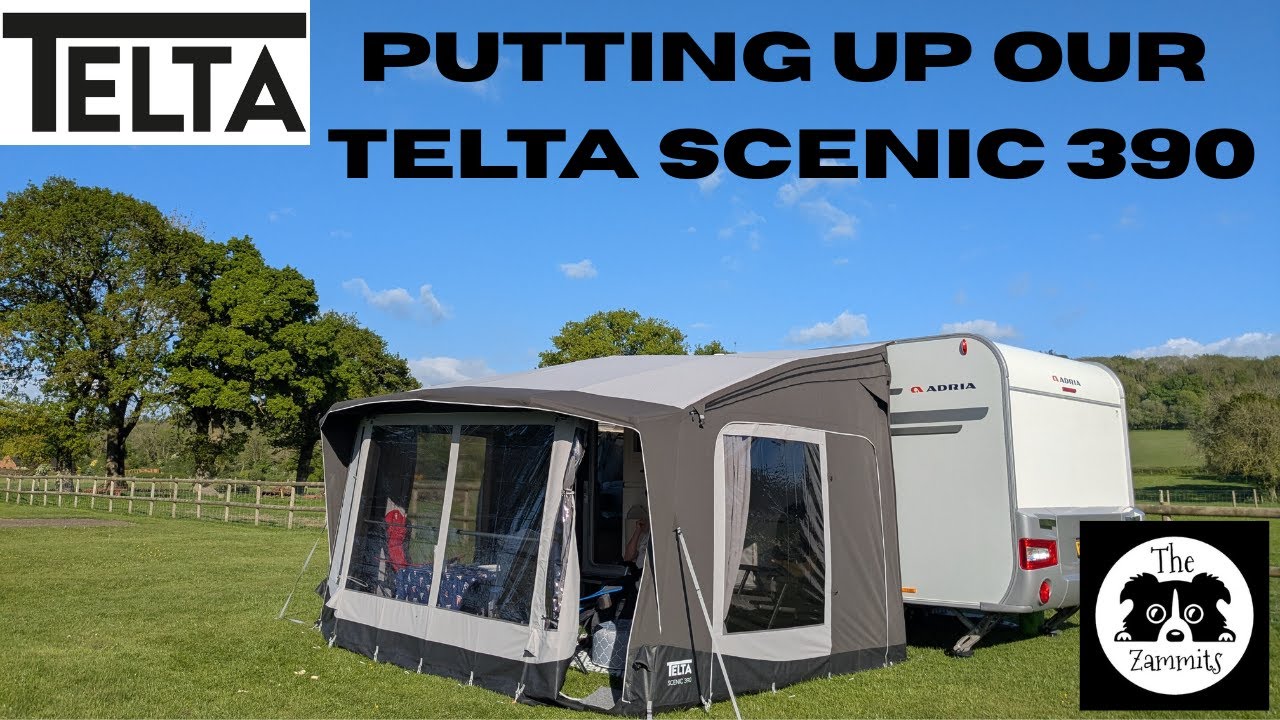 Putting up our Telta Scenic 390 with Top Tips on features!