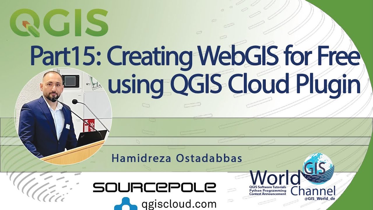 Создание веб-ГИС бесплатно с помощью плагина QGIS Cloud в QGIS #qgis #webgis #opensource