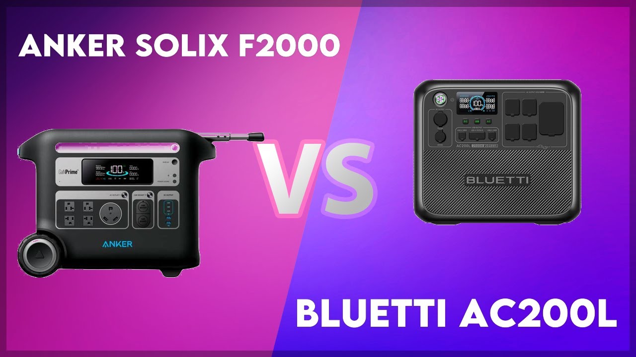 Anker Solix F2000 vs Bluetti AC200L Technical Comparison