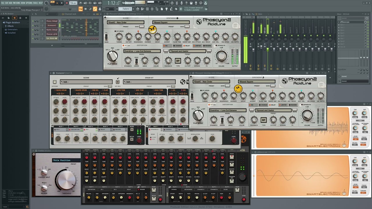 Confusion - New order arranged using D16's plug-ins