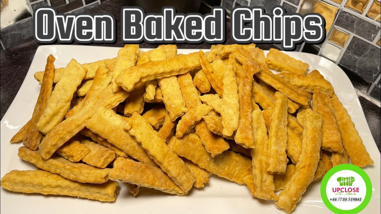 Ghana Oven-Baked Chips Recipe| A Crunchy and Easy Recipe| Perfect Snack for Any Time of Day