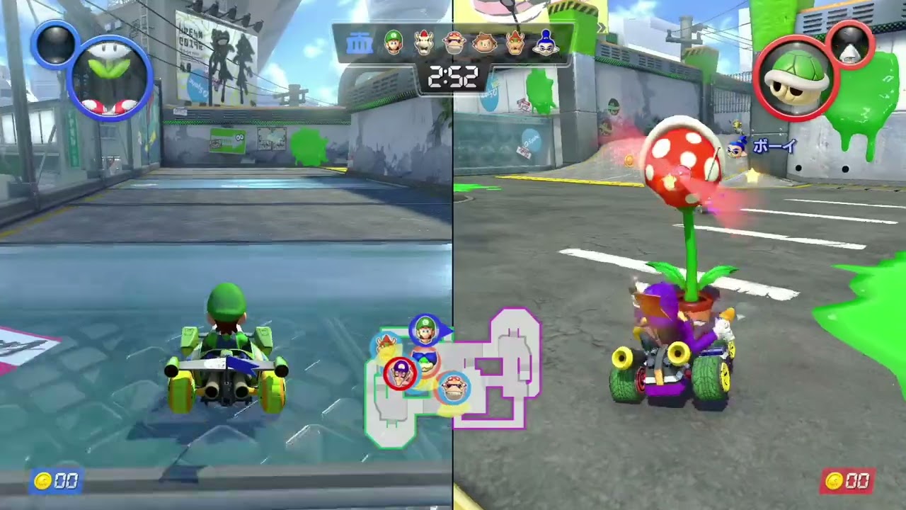 【マリオカート８デラックス】ミニゲーム、パックンvsスパイ第51弾