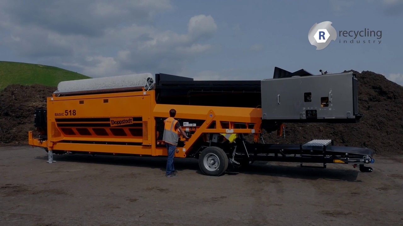 Il vaglio Doppstadt SM 518 Basic, specifico per compost e rifiuti
