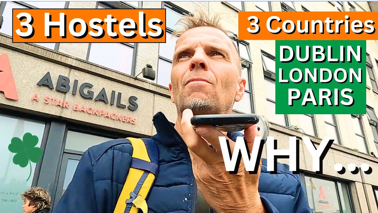 First Time Staying in European Hostels (Dublin London Paris) HOW WAS IT?? #ireland  @Finding Fish