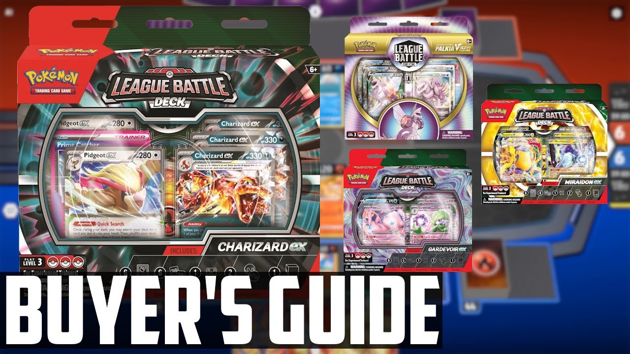 Pokemon TCG League Battle Deck Buyer's Guide! Charizard ex, Gardevoir ex, Miraidon ex, Palkia VSTAR