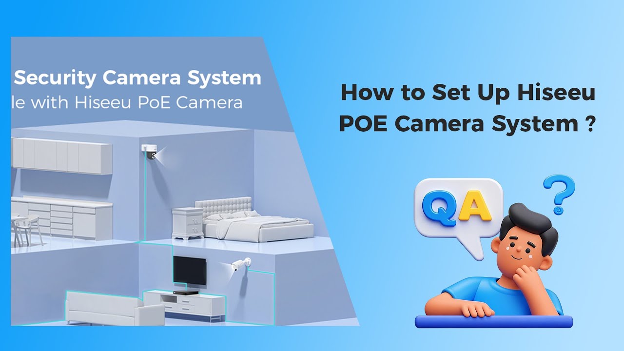 Hiseeu PoE Camera System Easy Setup Guide