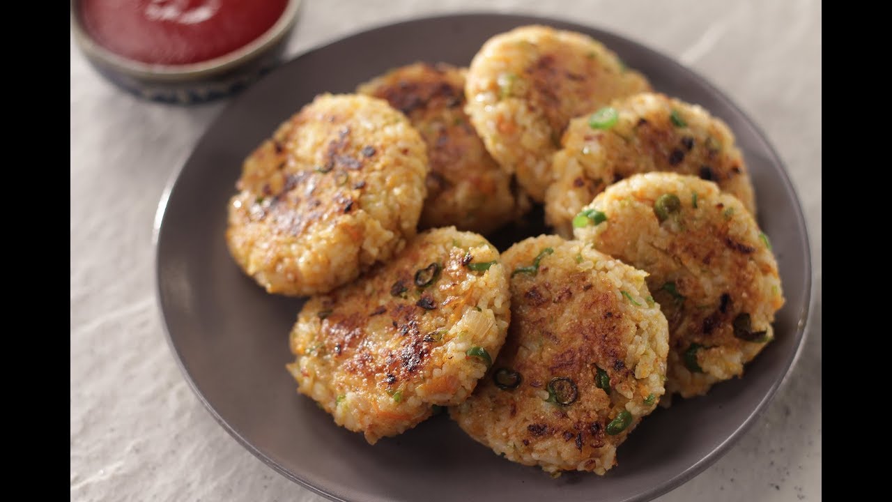 Leftover Rice Tikki | Sanjeev Kapoor Khazana