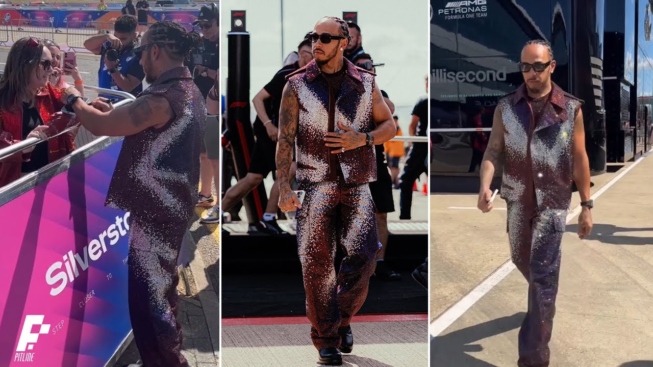 Lewis Hamilton Arrives at Silverstone in Style 🏁 | Behind the Scenes