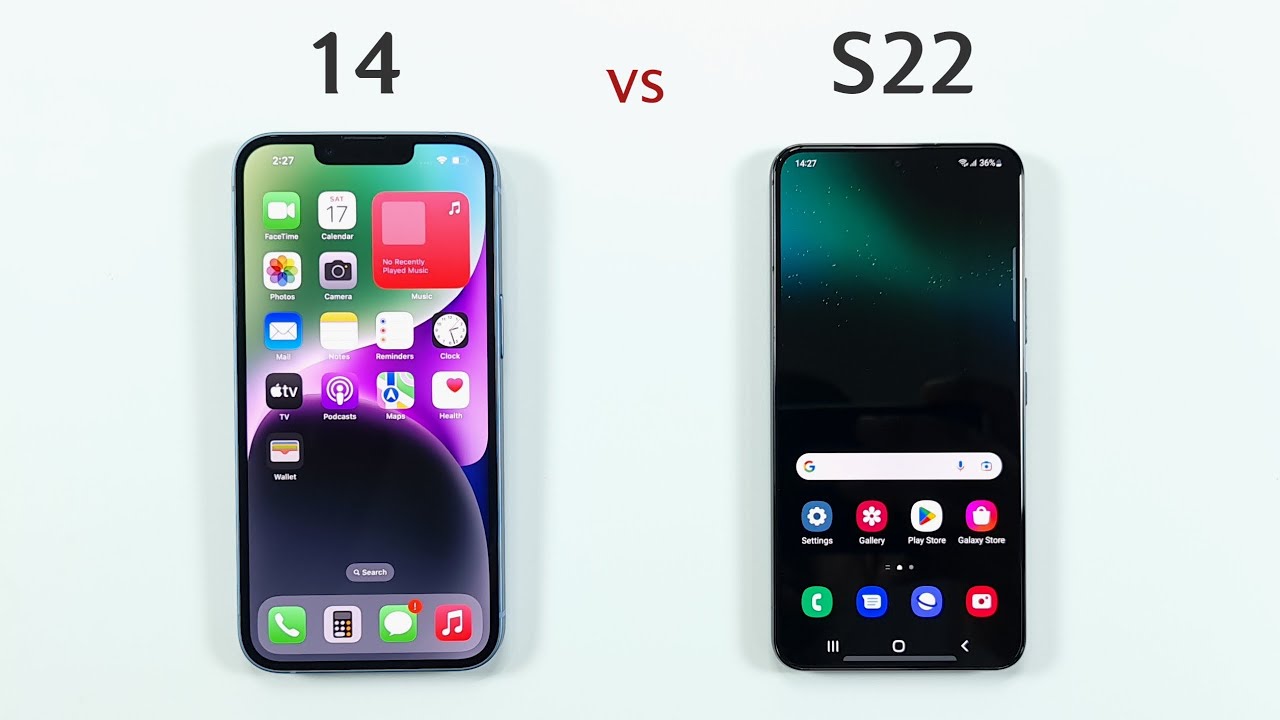 iPhone 14 vs Samsung S22 | SPEED TEST