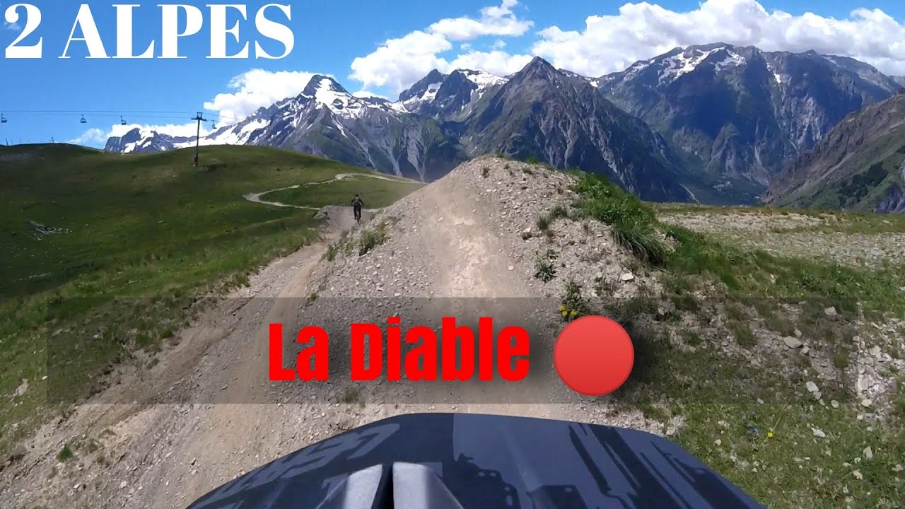 La Diable 🔴 Les Deux Alpes , piste rouge 2021