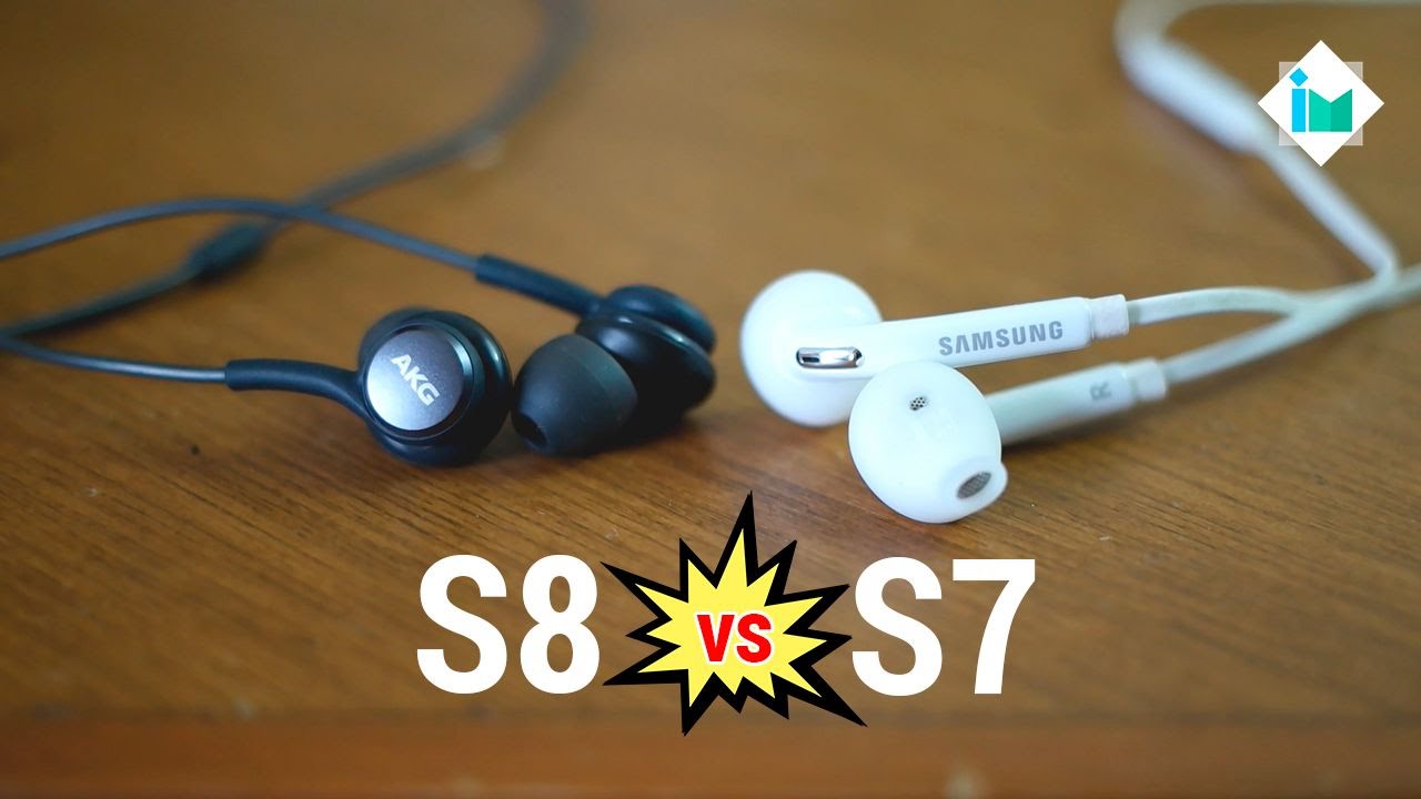 Audífonos Galaxy S8 vs Galaxy S7 (AKG vs Samsung)