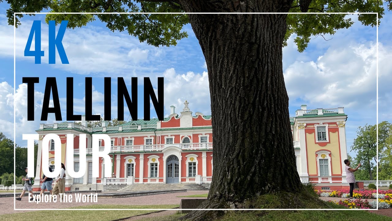 【4K30】 Estonia Tallinn View - Elegant Flower Garden of the Barque Kadriorg Palace