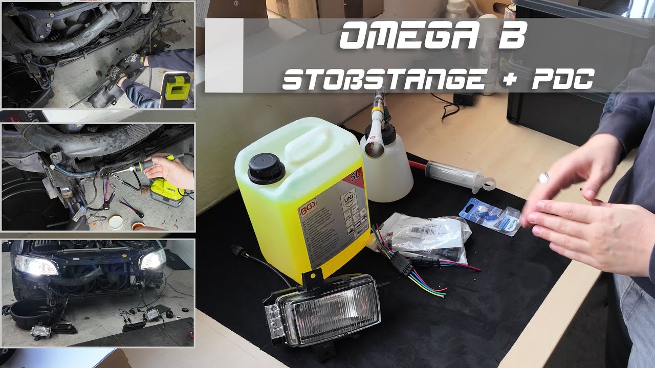 Frontstoßstange aufräumen & PDC Verkabelung am Omega B (V94) #opel #v6 #mv6